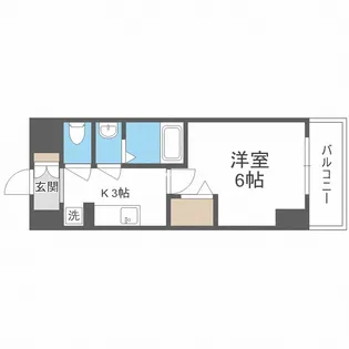 グランパシフィック塩草公園【5階】の間取り