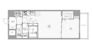 南堀江アパートメントシエロ【6階】の間取り