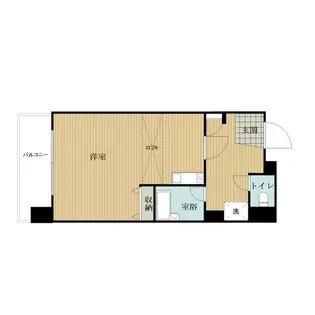 フォレスト森ノ宮【6階】の間取り