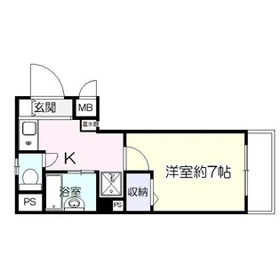 ドム・シンエイ【4階】の間取り