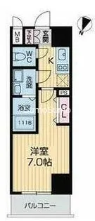 グランルージュ中之島南【10階】の間取り