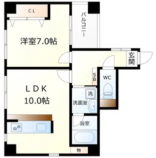 ルミエールヨーシン【3階】の間取り