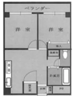GSハイム日本橋【5階】の間取り