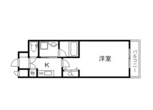 カスタリア堺筋本町【9階】の間取り