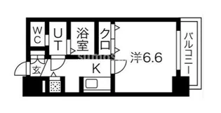 プレサンス難波フィネスト【6階】の間取り
