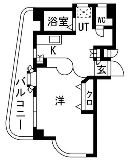ドムール九条【9階】の間取り