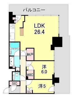 ベイシティタワーズ神戸EAST【20階】の間取り
