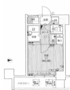 ディナスティ清水谷Ⅱ【10階】の間取り