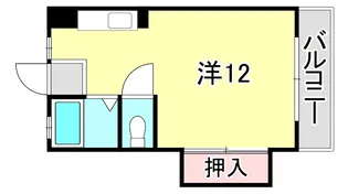 オオギビル【4階】の間取り