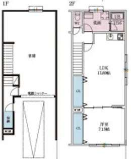 WORKINGBASE伊丹WESTの間取り