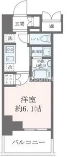 クレストコート靭公園 THE CLASS【4階】の間取り