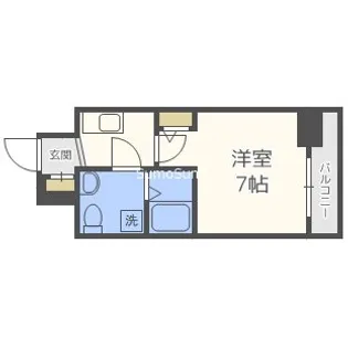 アドバンス心斎橋ラシュレ【3階】の間取り