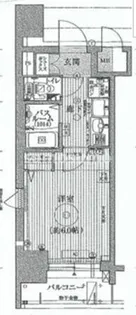 エステムコート難波センチュリオ【13階】の間取り