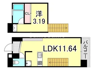 フォレステージュ靭公園の間取り