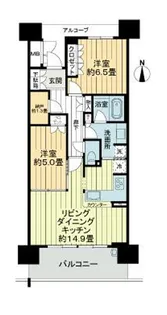 ジオ新町【9階】の間取り