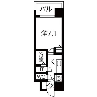 レオンコンフォート難波サウスゲート【10階】の間取り