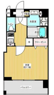 W-STYLE大阪谷町【6階】の間取り