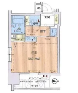 プレサンス心斎橋EAST【3階】の間取り