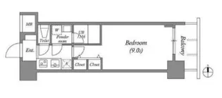 スプランディッド淀屋橋DUE【4階】の間取り