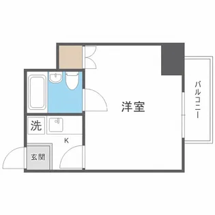 ライズ芦原橋【7階】の間取り