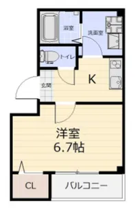 グリーンハウス【3階】の間取り