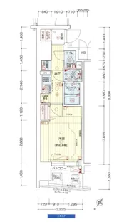 プレサンス神戸元町ミューズ【4階】の間取り