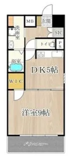 メゾン・デ・ノムラ島之内【8階】の間取り