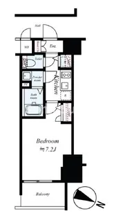 エスリード阿波座ノースプレイス【4階】の間取り