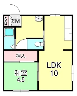原田マンション大石【2階】の間取り