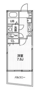ルクレ阿波座レジデンス【6階】の間取り