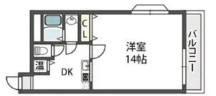 ヴェローナ1【4階】の間取り