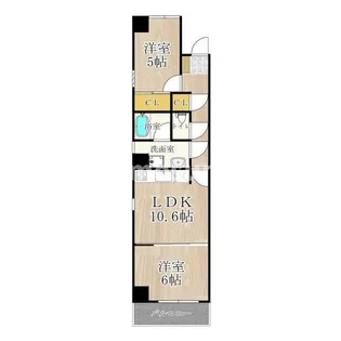 アプリコ【6階】の間取り