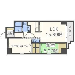 プレジオ本町【2階】の間取り