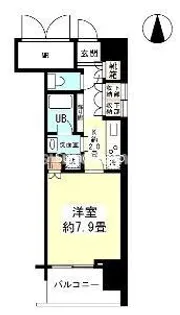 アンビエンテ四ツ橋【11階】の間取り