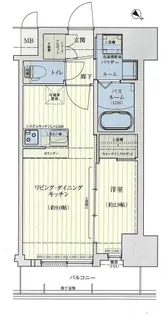 スワンズシティ神戸湊川Ⅱ【7階】の間取り