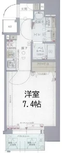 リンクス大阪城SOUTHレジデンス【5階】の間取り