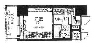 ライオンズマンション三宮【4階】の間取り