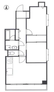ウエスト江戸堀【10階】の間取り