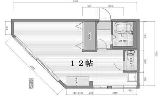 湊町ビル【6階】の間取り