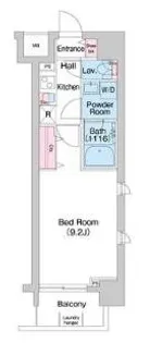 コンフォリア京町堀【7階】の間取り