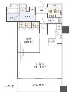 プレサンスレジェンド堺筋本町タワー【12階】の間取り