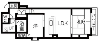 グランドシーズ心斎橋ⅠⅠⅠ【2階】の間取り