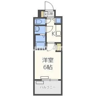 プレサンス松屋町ファステ【12階】の間取り
