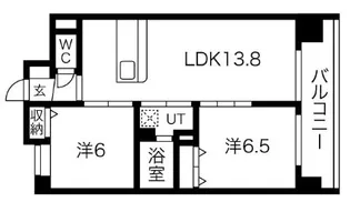 FDS GLANZ【5階】の間取り