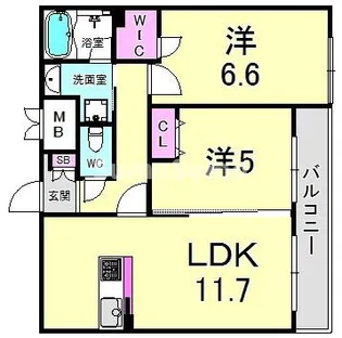 大屋館【1階】の間取り