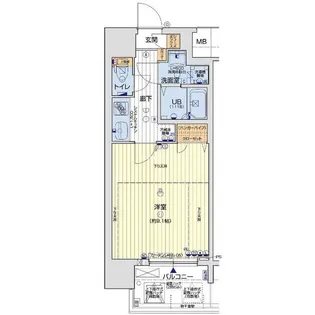 LC難波サウスゲート【7階】の間取り
