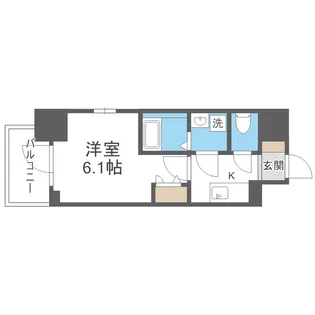 エスリードレジデンス大阪本町【10階】の間取り