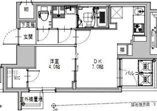 SーRESIDENCE堺筋本町UNO【2階】の間取り