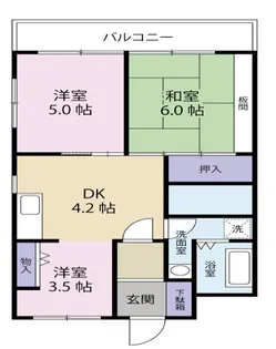 クリアレジデンス塚口【3階】の間取り