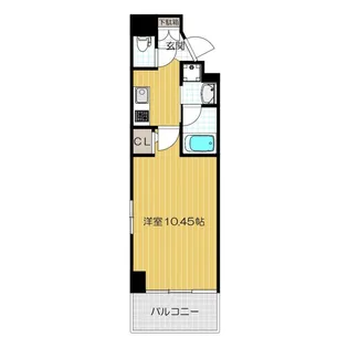 プレジール靭公園【2階】の間取り